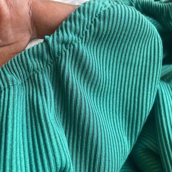 Women's Green Summer Sleeveless Tank Dress Cutout Ribbed Slit Maxi Dress *NEW* - Picture 13 of 16